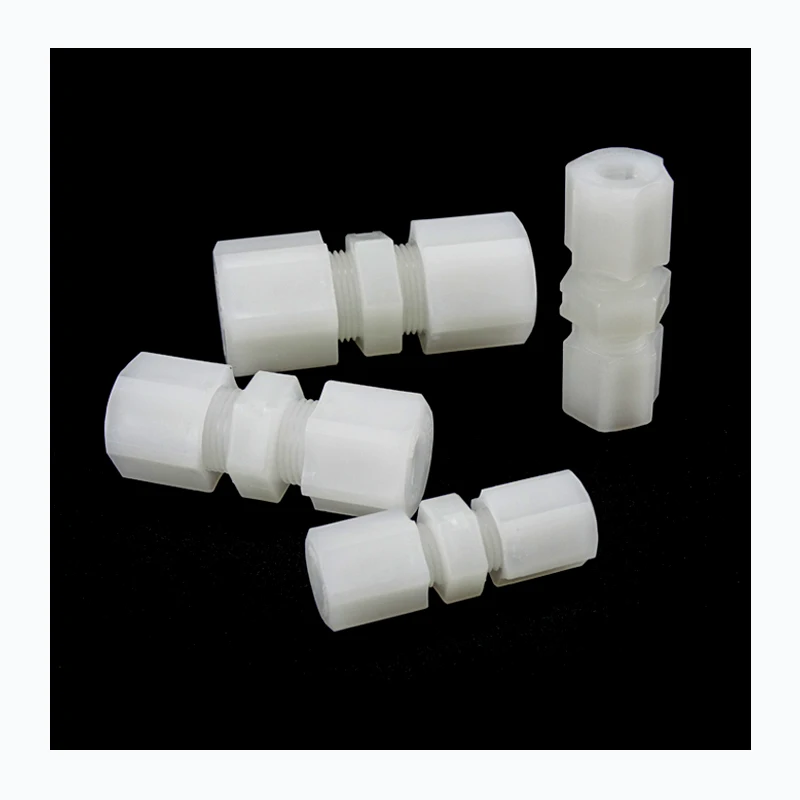 Bushing sealed pipe extension joint Plastic Joint PVDF union connectors size customized