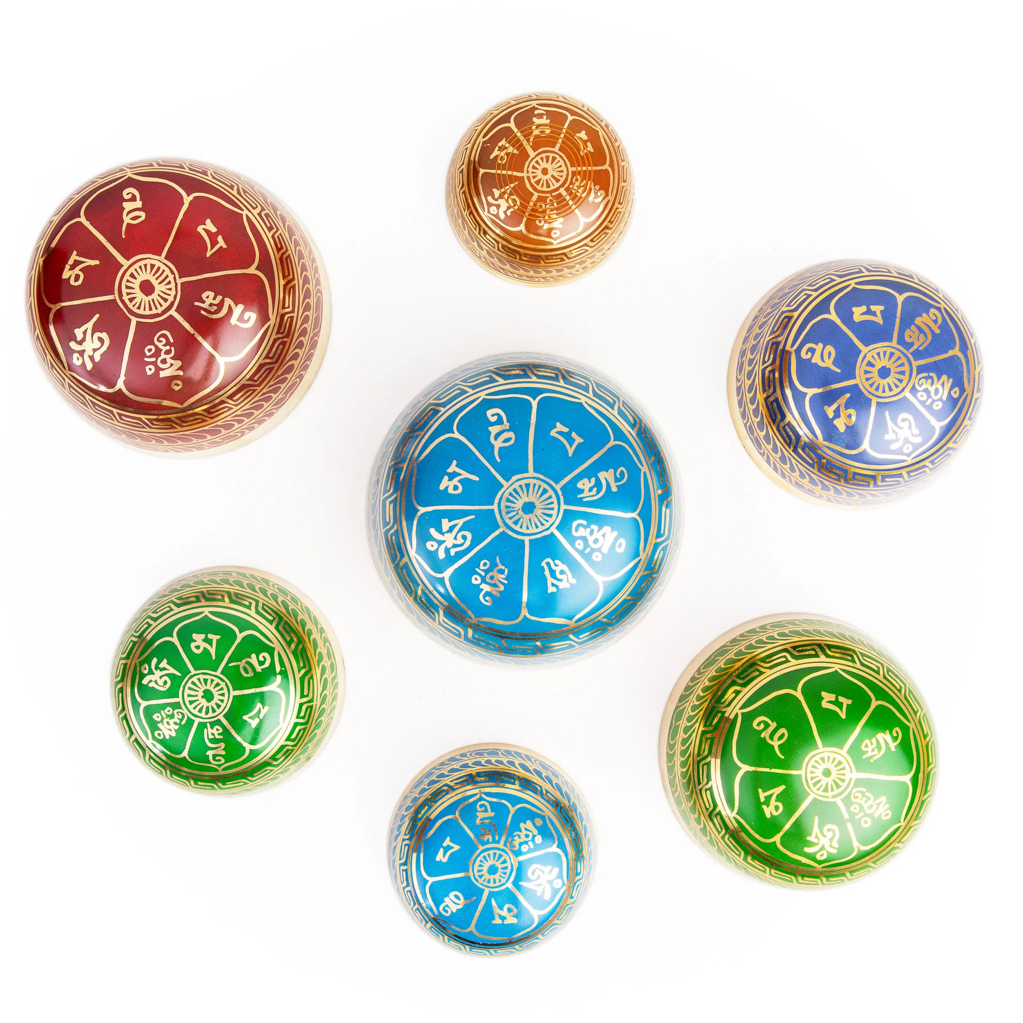 Handcrafted 7 Chakra Singing Bowl Set for Meditation and Sound Healing  Perfect for Spiritual Wellness