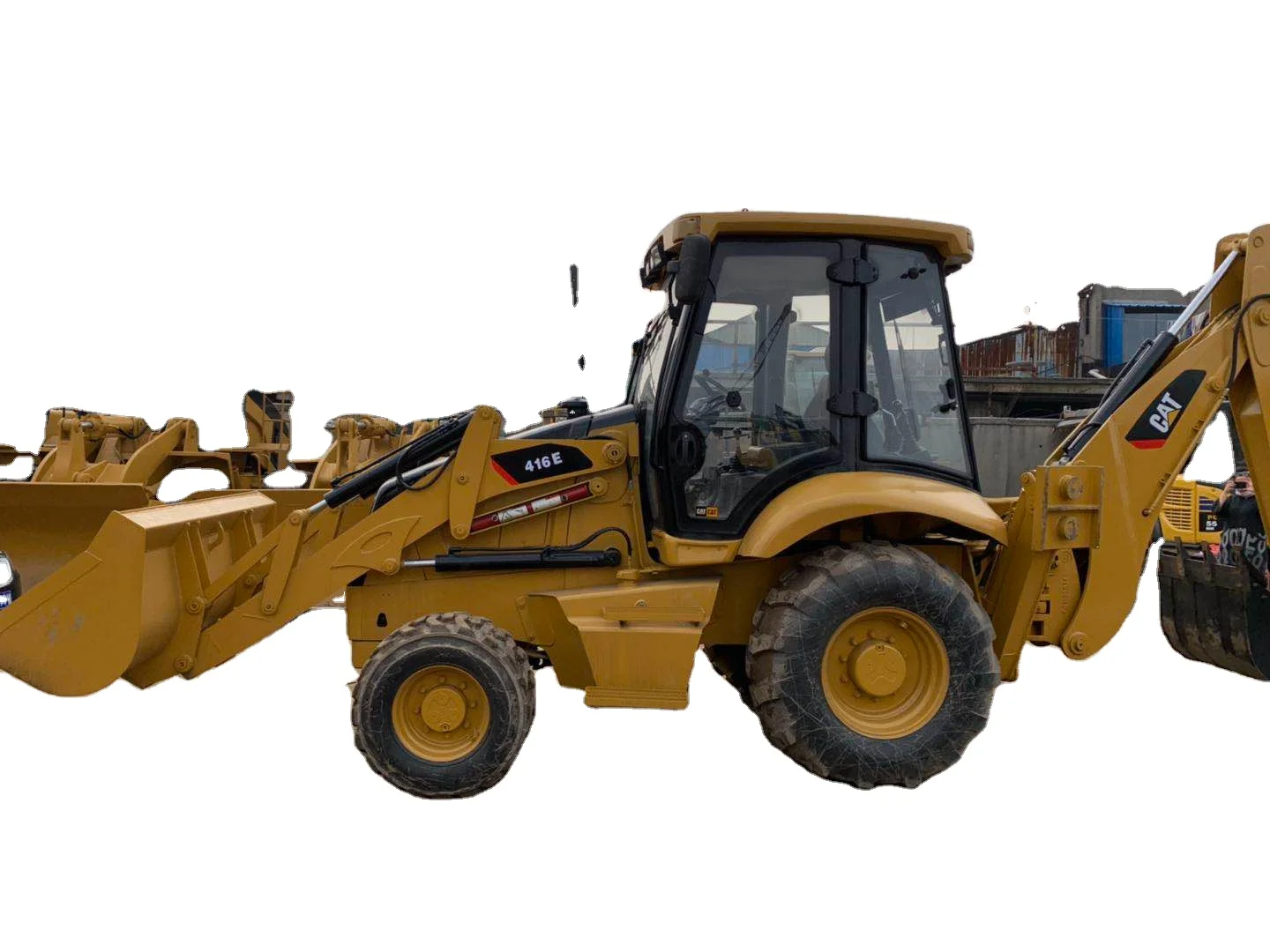 CAT 416E for sale, Caterpillar used backhoe loader in China 416 420 excavator multiple units for big construction companies