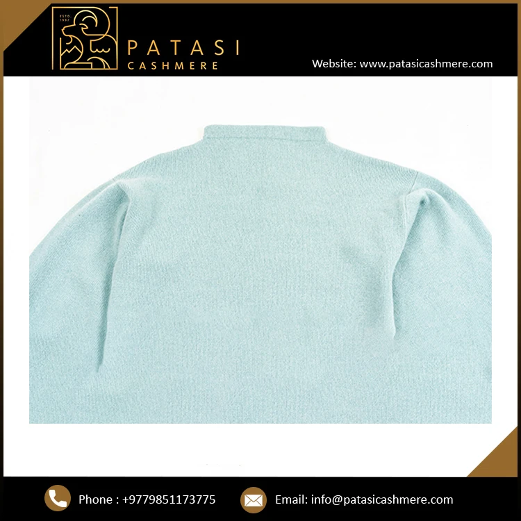 Premium Collection Purchase Thick Ladies Sweater With Balloon Sleeves With Logo, Pattern And Packaging Customization Accepted