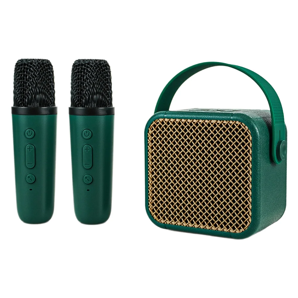 Trending LED Outdoor Party Speaker Portable Light Wireless Woofer Speaker with Microphone altavoces inteligentes bocinas