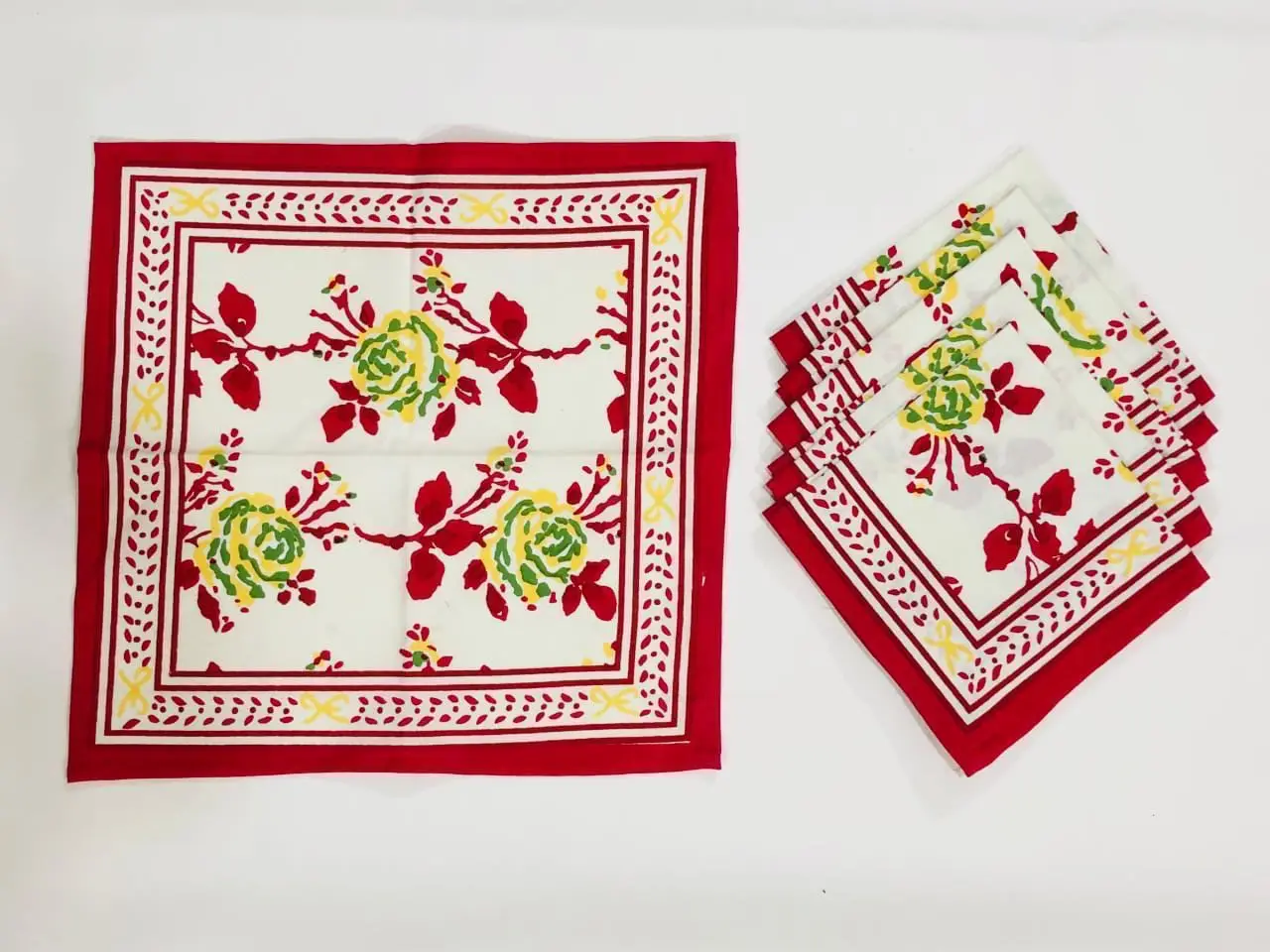 Top Quality Handmade Pure Cotton Table Napkin wholesale Napkins for home hotel restaurant