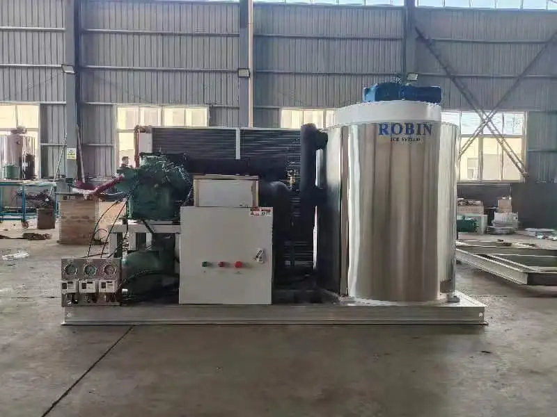 Factory Price 5 Ton Water Cooling Flake Ice Machine from China for Fish Markets