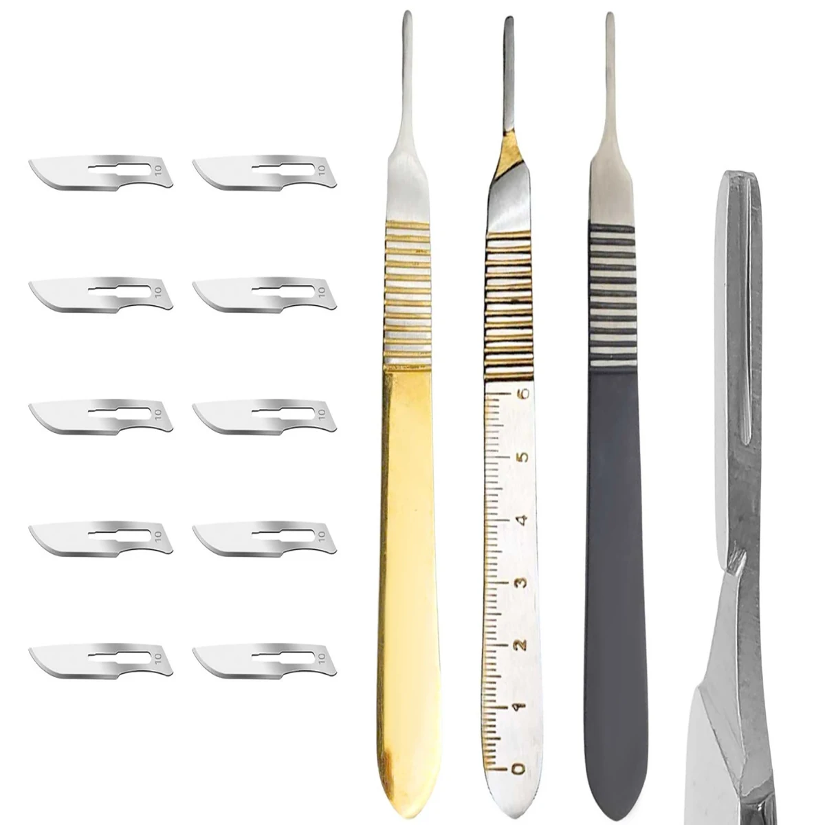 Bp Handle Set Scale Set Sharp Number 11 15 Blades Made Of Stainless Steel Dental Instrument Surgical Instrument