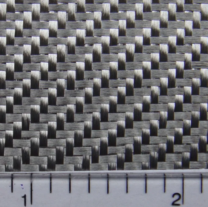 graphite metallic fiberglass woven fabric