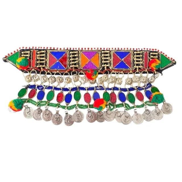 Fashionable Latest Long Bridal Necklace For Sale Best Selling Handcrafted Afghan Jewelry Set Online For Women stainless steal
