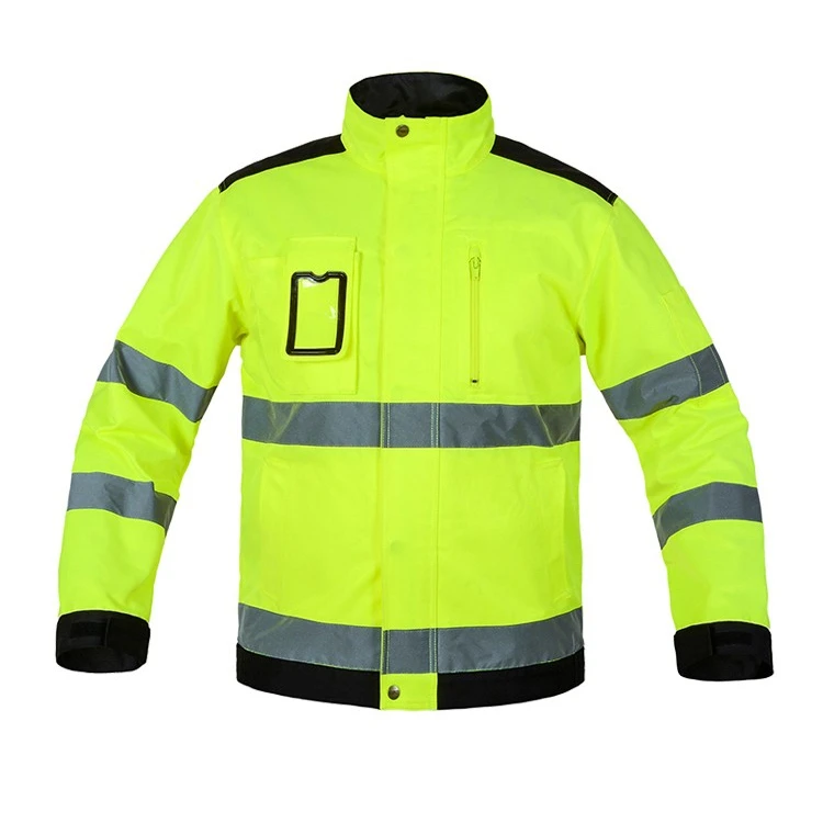 Premium Quality Wholesale 2022 Working Wear Customized Logo Printing Light Weight Quick Dry Men Full Sleeves Safety Jacket