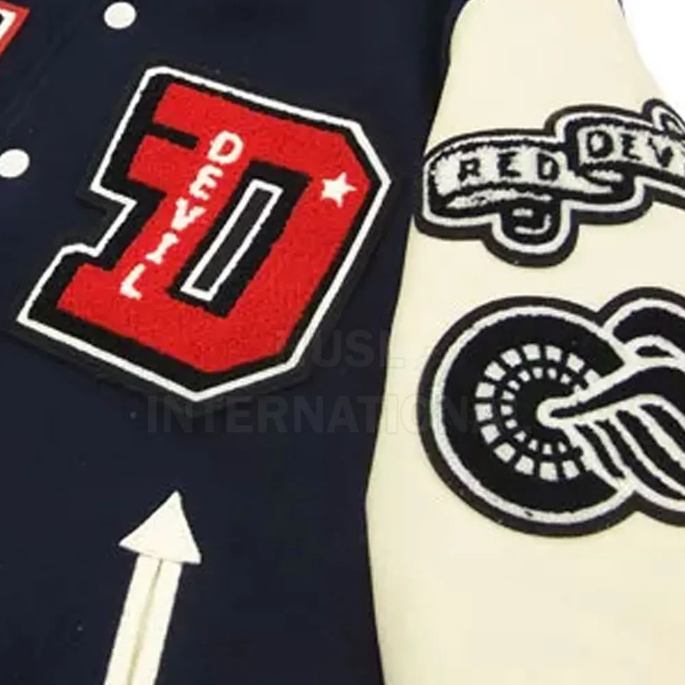 Leather Sleeves Men Letterman Jacket Custom Logo Design Letterman Jacket New Fashion Letterman Jacket