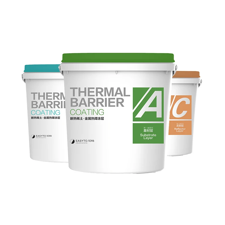 Waterborne fireproof heat insulation paint / Latest research coating of 2022 Rare Earth Research Institute
