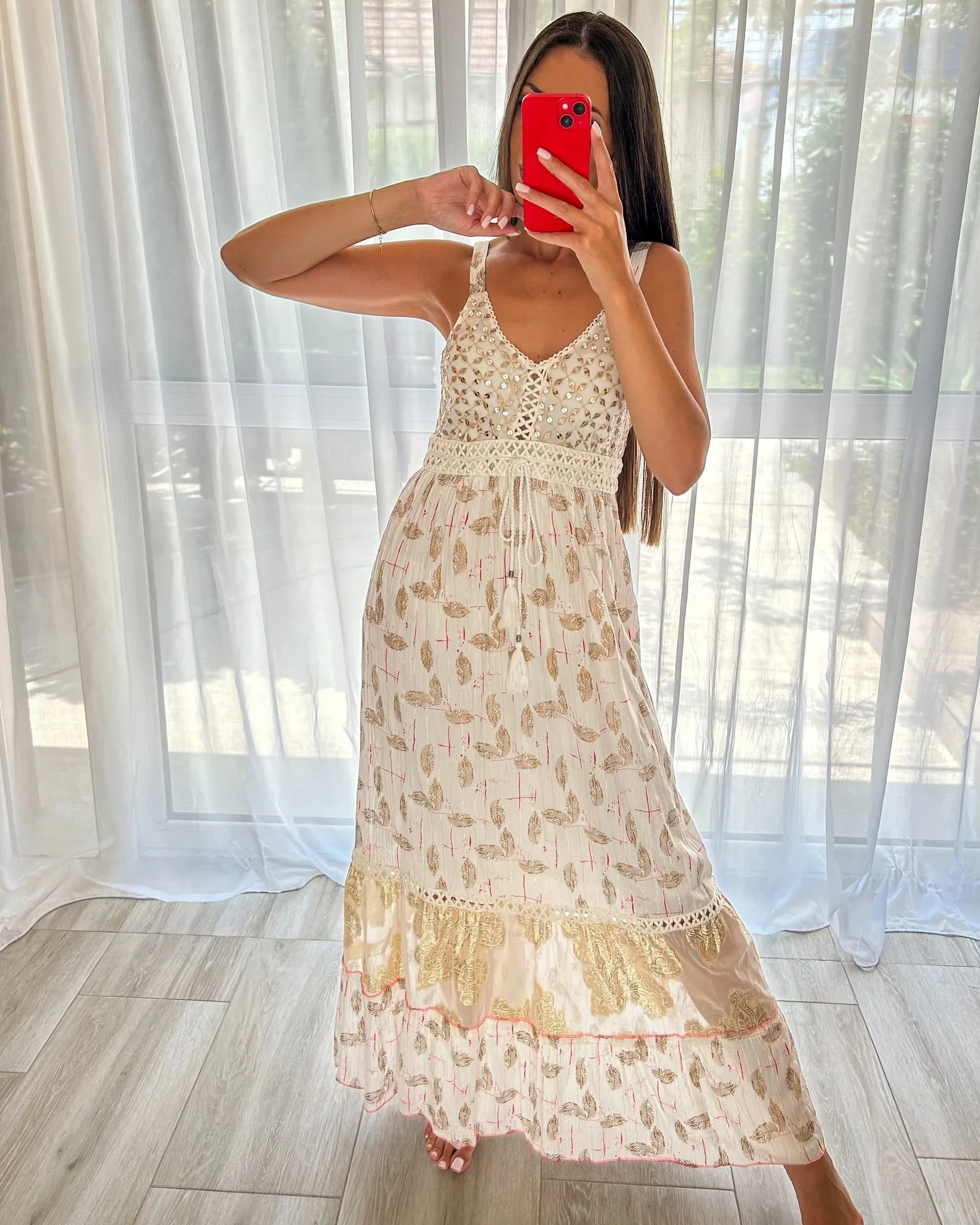 2025 New Arrival High Quality Printed Casual Luxury Silk Bohemian Dress Women Sleeveless Long Floor Length Maxi Dress Cute Beach