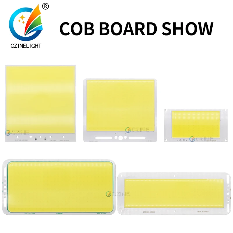 210x180 220x112.7 230x90 135x120 94x47mm Chips Led Cob 50 w 12v 95 Cri 200w Led Cob Chip 6000k