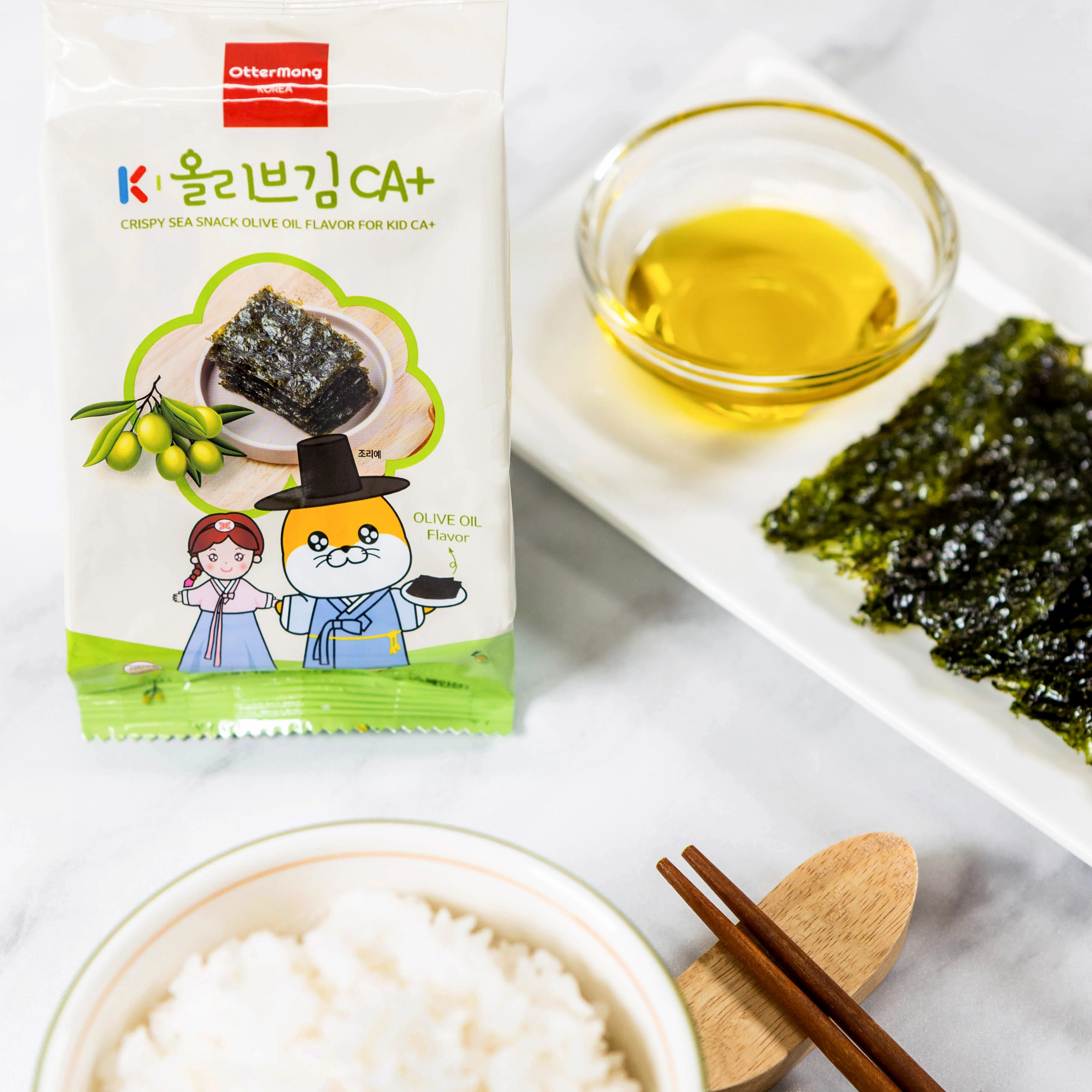 DYSSKOREA Crispy sea snack olive oil flavor