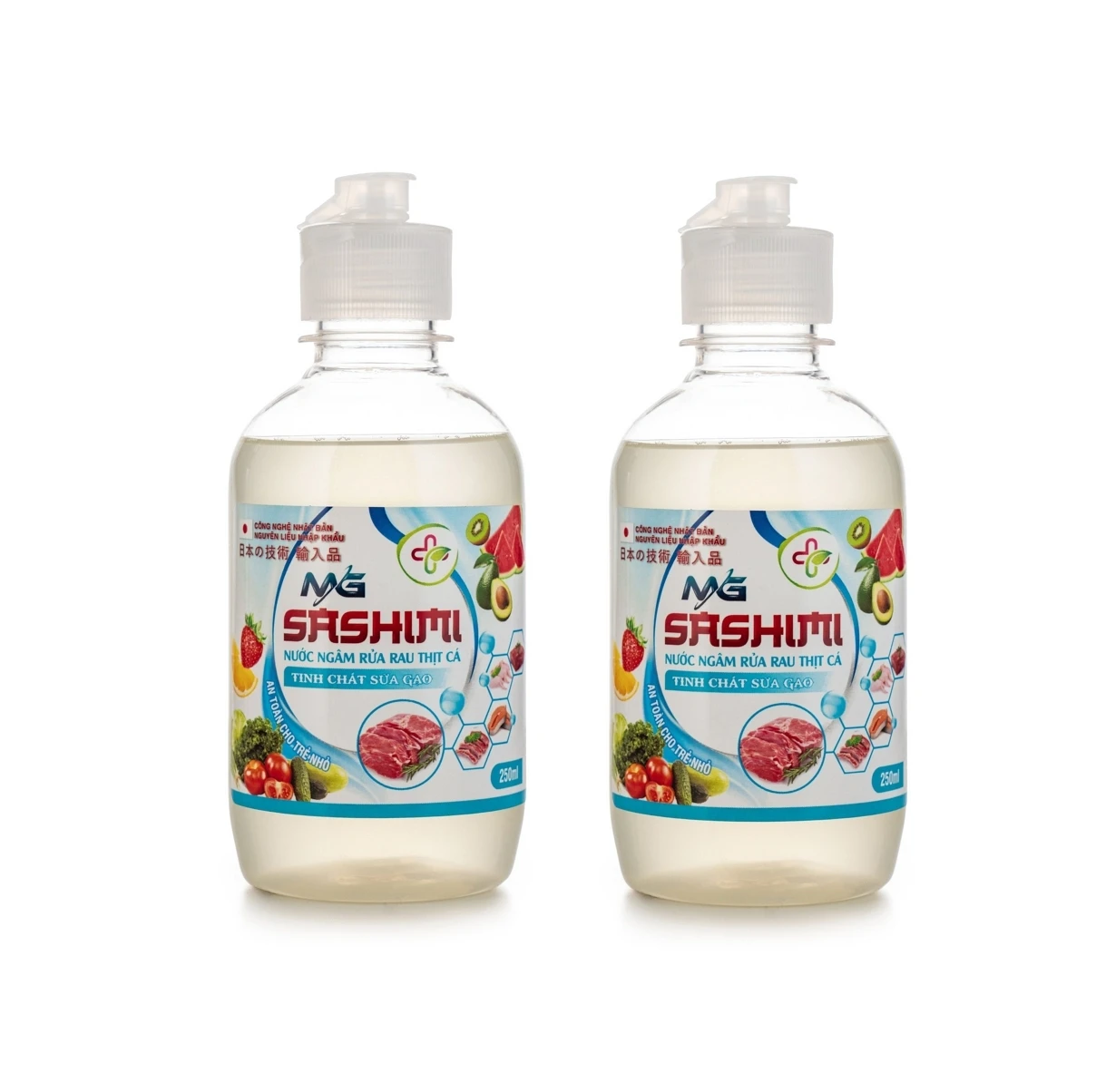 Vegetable Wash Made in Vietnam Hand Wash with Vegetable Ingredients for Deep Cleansing with Soft Baby Liquid Scent