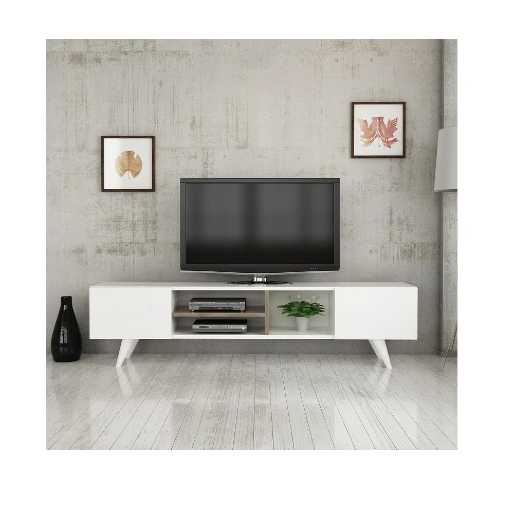 DORE TV UNIT - CIRAGAN-BLACK WALNUT Modern TV Unit for Living Room