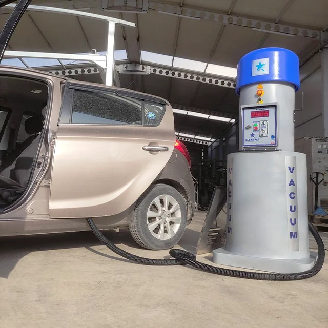 Coin Operated Car Wash : vacuuming machine Self service car washing experience for gas stations