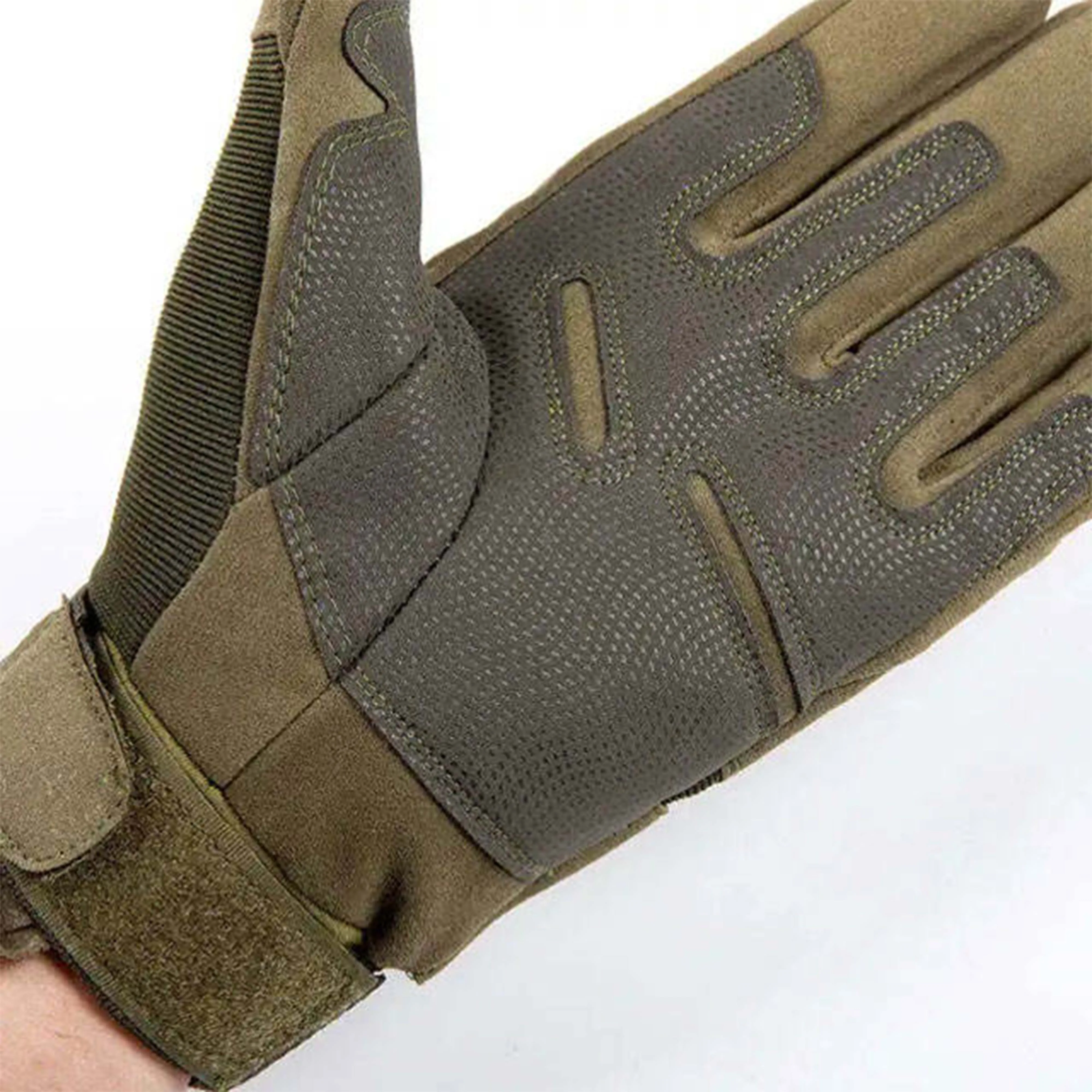 Cotton Direct Factory Leather Tactical Gloves Safety Mechanical Protection Work Tactical Gloves