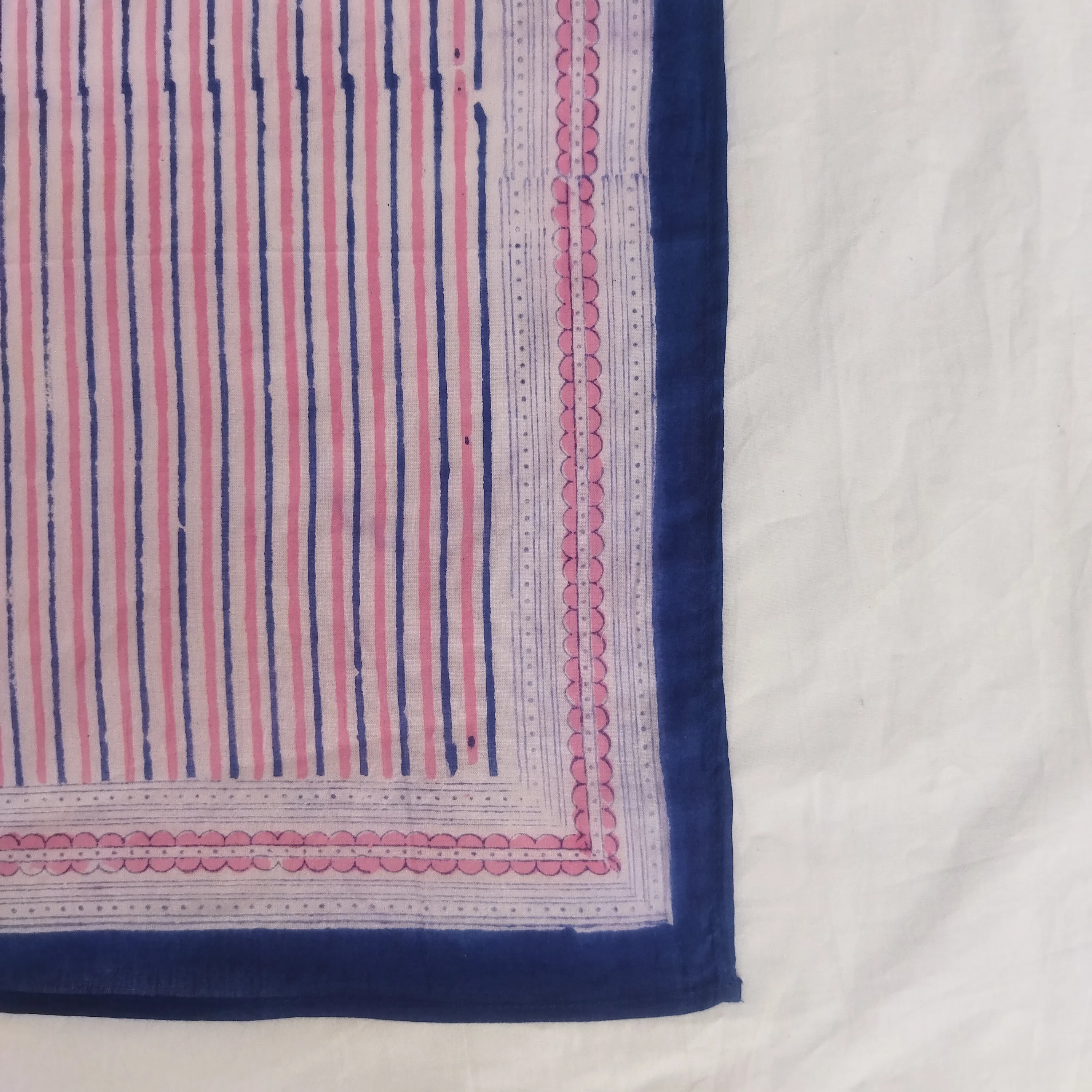 Wholesale New Arrival Hand Block Print Cotton Head Wrap Bandana Scarf For Casual Unisex Clothing, Colorful Scarves For Summer