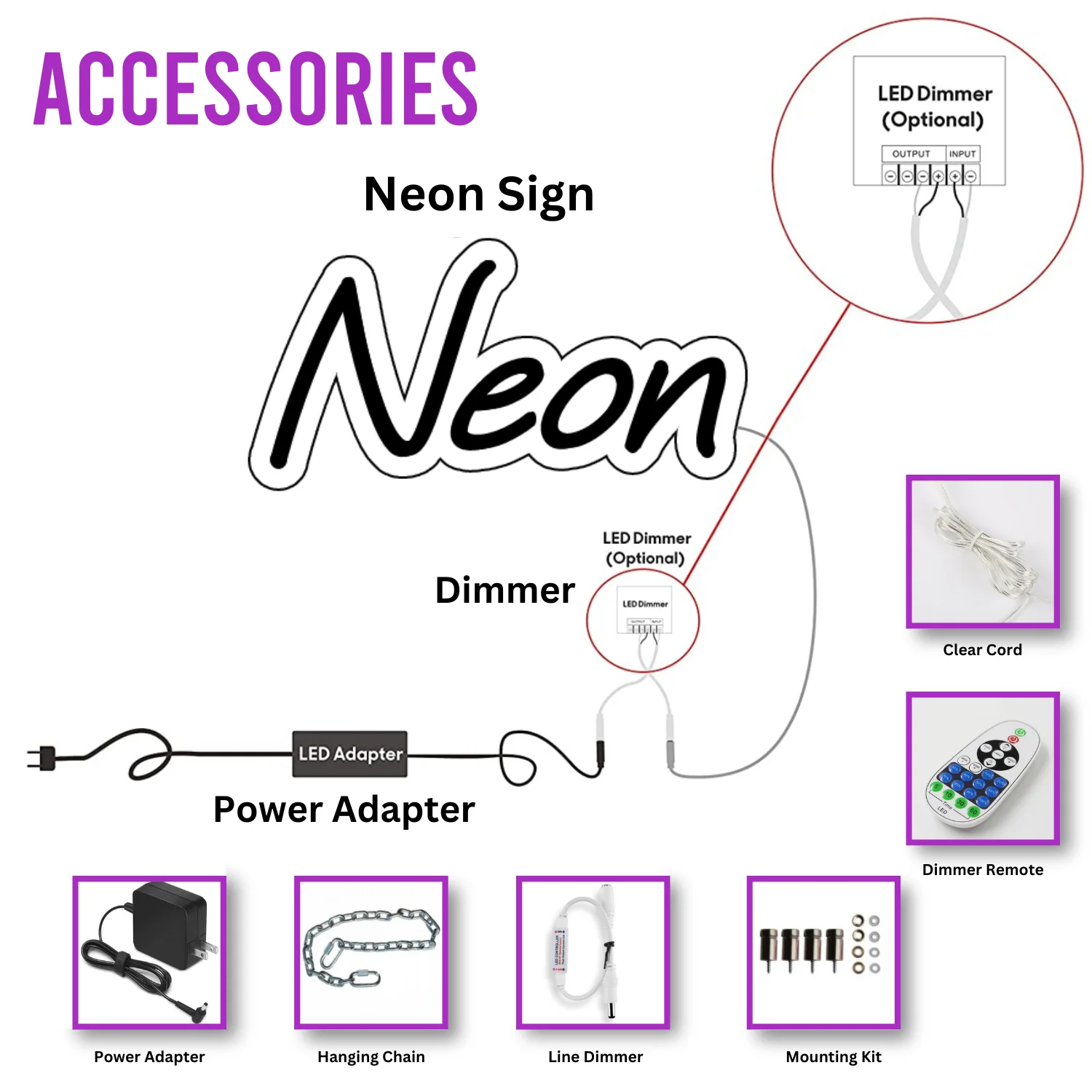 UV Printed Custom Acrylic Business Neon signs 12V Waterproof sign for indoor and outdoor purposes Office Company Logo Signage