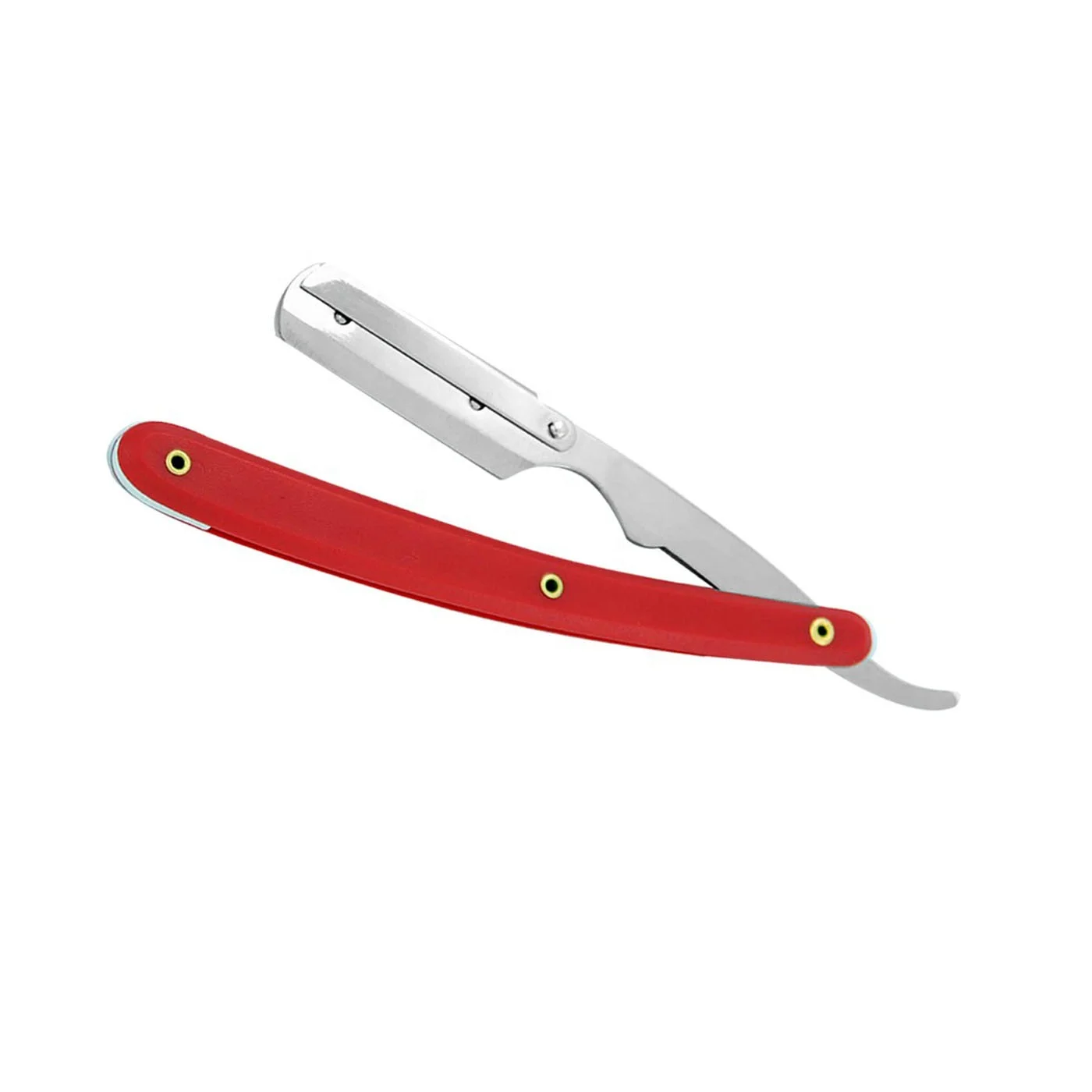 Private Custom Logo Plating Gold Professional Facial Straight Barber Razor BY SIGAL MEDCO