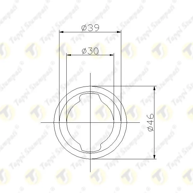 Bayonet Coupling Steel Fuel Ted Tank Filler Neck to be Welded for Gasoline Fuel Water Oil Lubricants