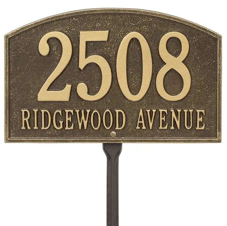 Decorative modern metal yard sign for outdoor garden yard home bulk quantity high quality made in india wholesale hot sell 2023