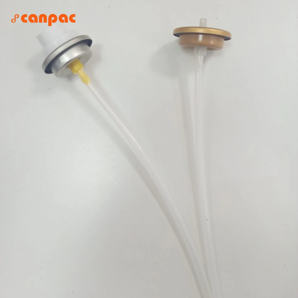 Premium Quality Free Steel Non-Color Tin Worldwide Shipping Aerosol Spray Valve Bottle Use Screw Cap In Carton Box Packing