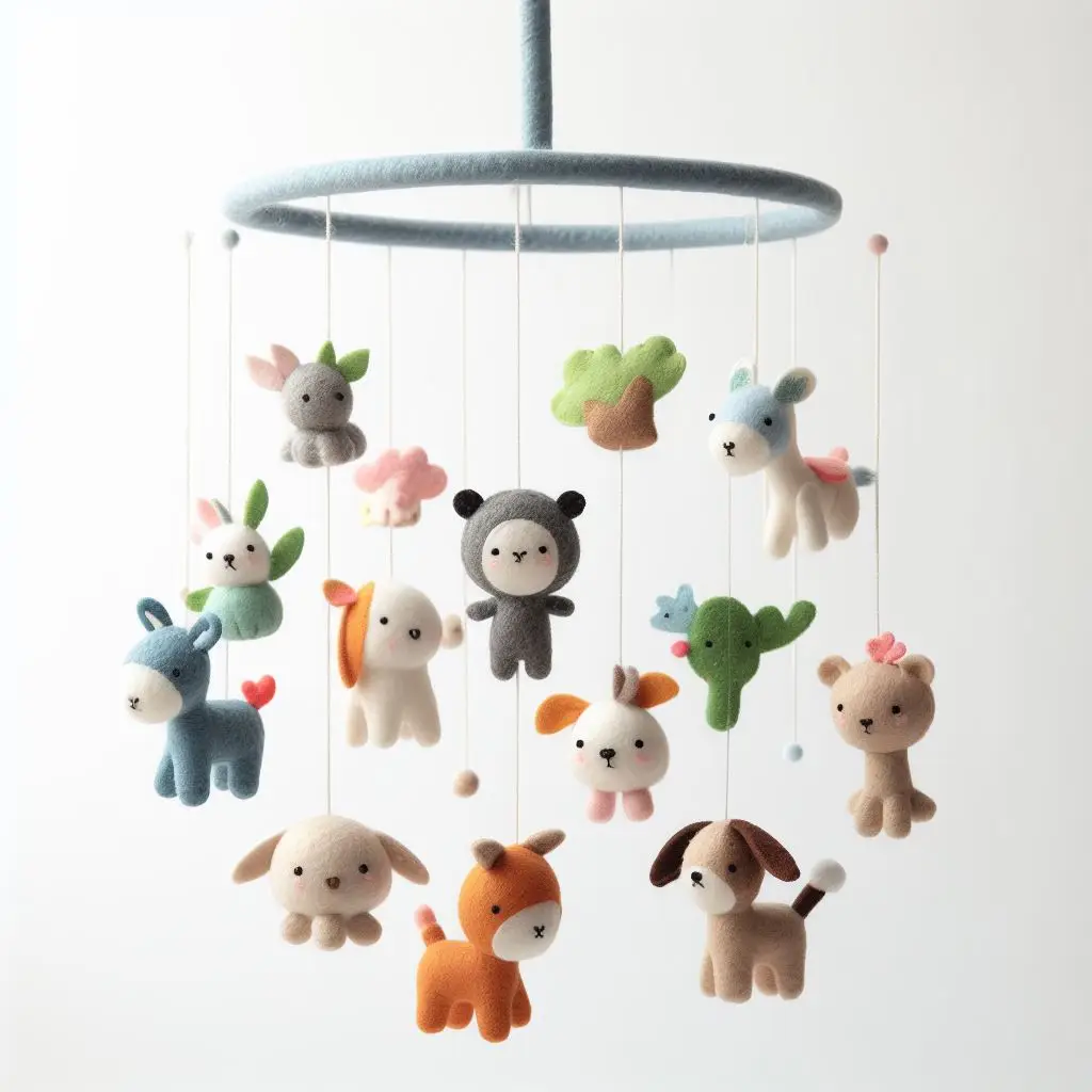 Подвесные телефоны из войлока ручной работы: Восхитительный декор для детских и игровых комнат