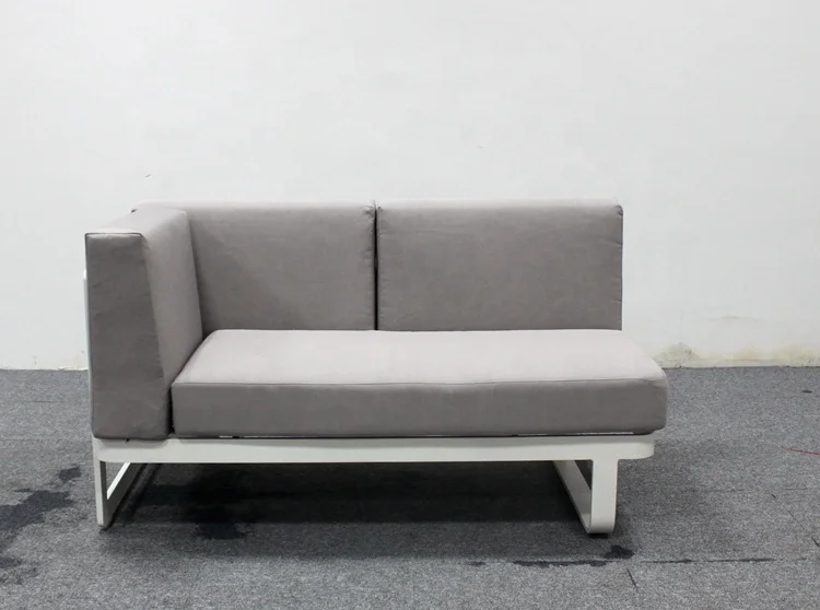 Classical design outdoor furniture hotel terrace patio garden sofa set deep seat aluminum frame garden sofa with coffee table