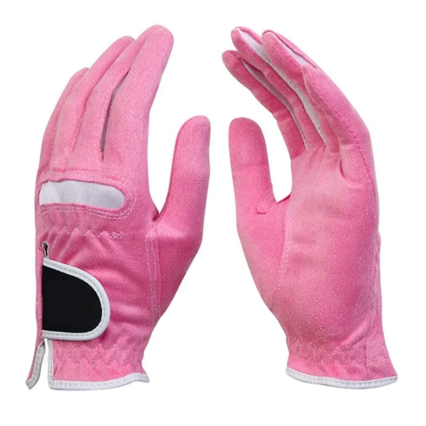 Personalised Premium Ladies Golfers Sports Cabretta Genuine Leather Golf Gloves from pakistan