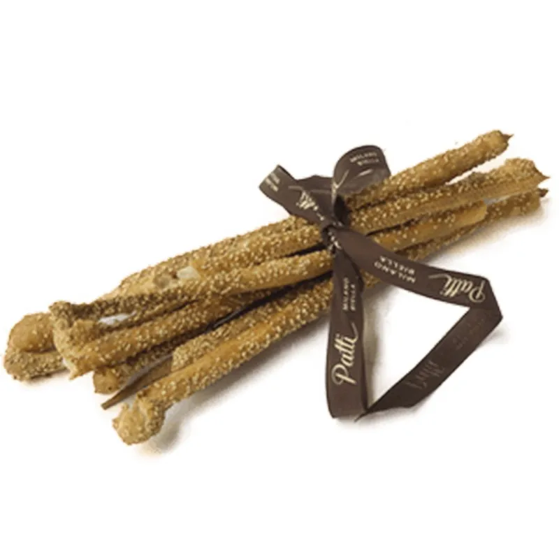 Панировочные палочки для кунжута 200 г пшеничной муки 00, качественные хлебные палочки ручной работы, сделанные в Италии, хрустящие соленые закуски, 10 шт. в коробке