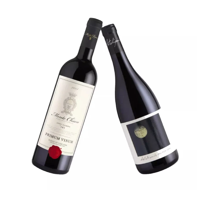 Made in Italy Glass Bottle 750 ml Supertuscans DUO red Wine