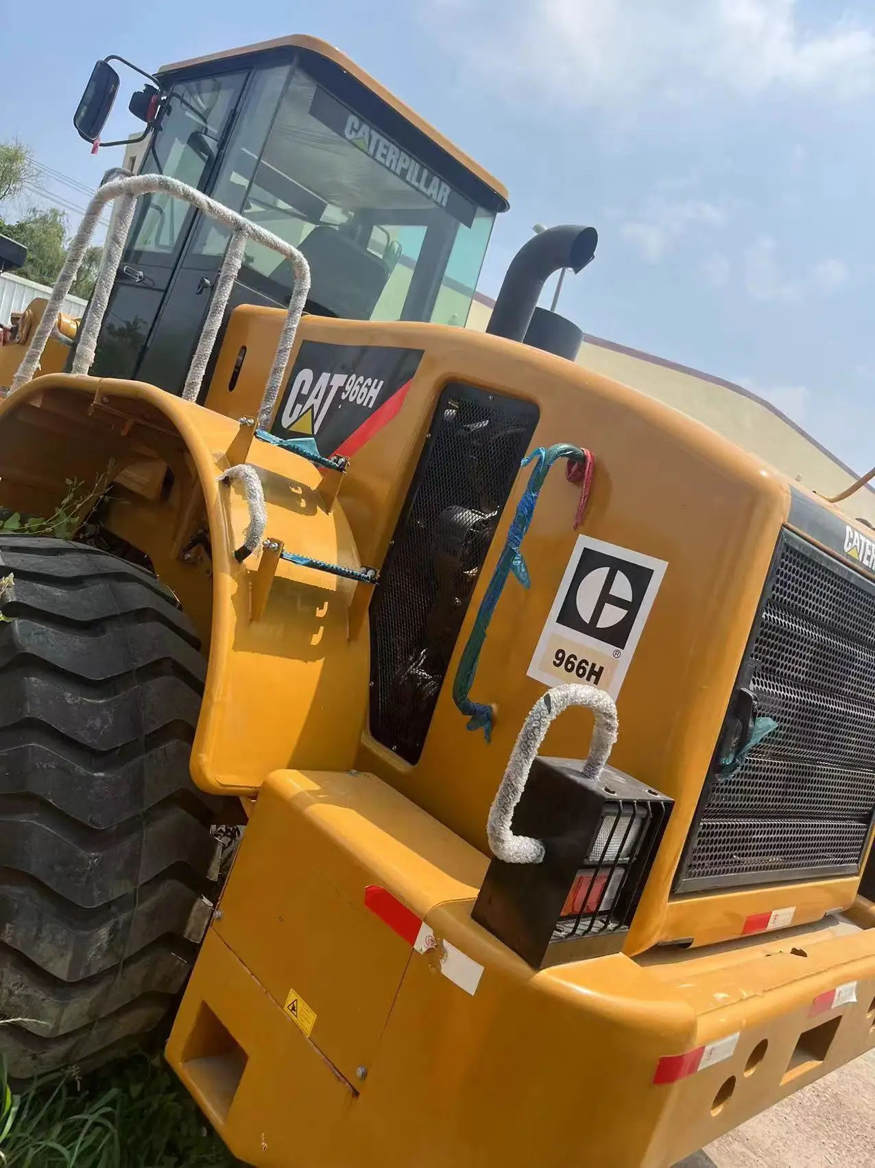 Погрузчик Caterpillar CAT966H оригинальный CAT 966H большой 6-тонный колесный погрузчик для продажи