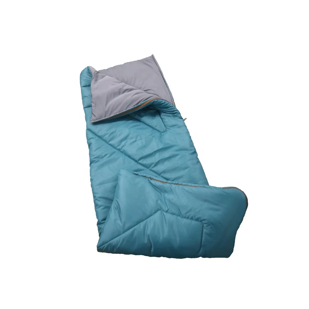 Rectangular shape lightweight adult outdoor camping sleeping bag Fiber insulation warm travel sleeping bag OEM sleeping bag
