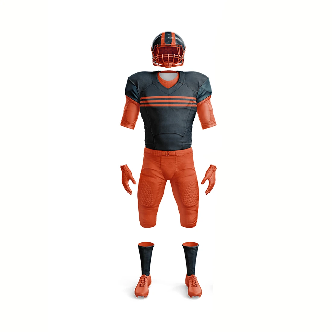 Best Selling Men American Football Uniform 2024 Wholesale Youth Tackle Twill American Football Uniforms