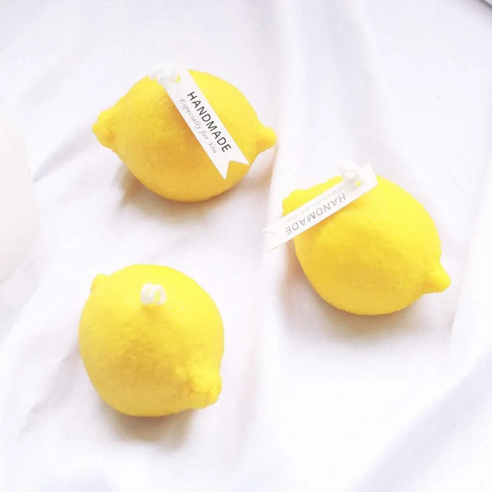 3D Lemon Silicone Soap Mold for Homemade Soap Making Lime Silicone Chocolate Mousse Cake Pastry Baking