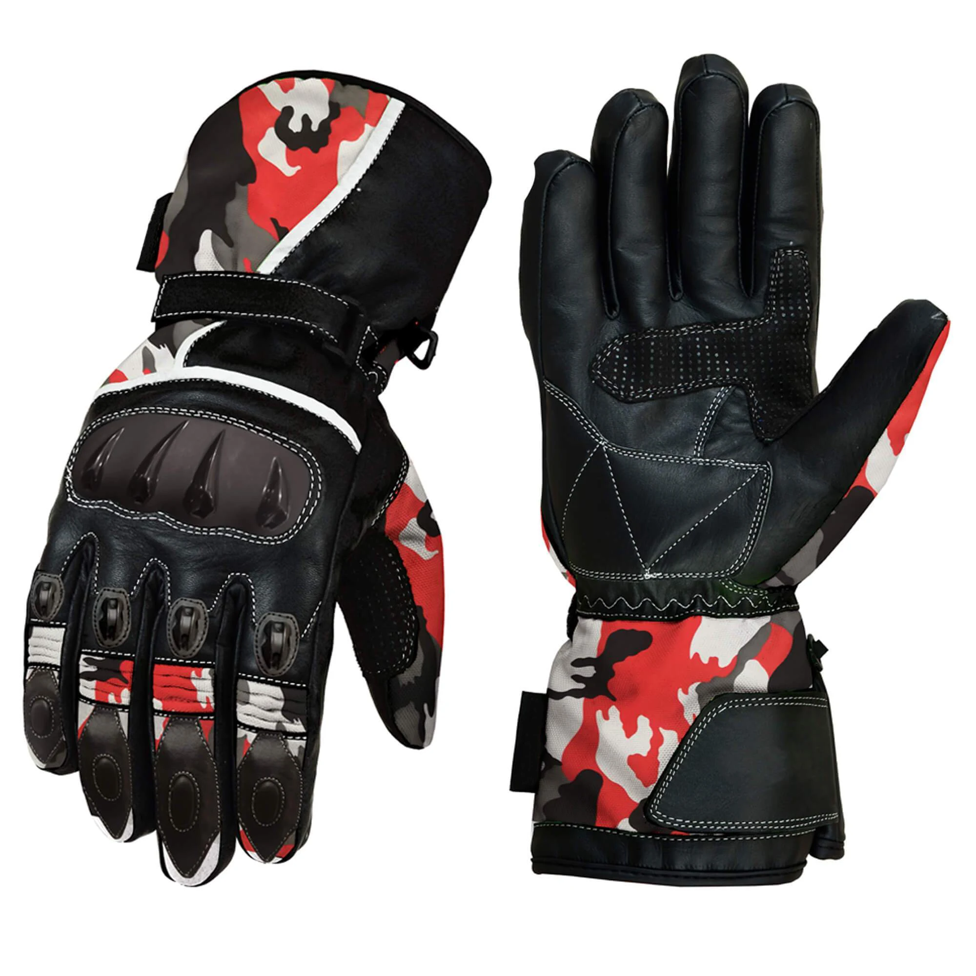 New OEM service High Quality Full Finger Motorbike Racing Gloves Men Breathable Customized Printing Motorbike Gloves