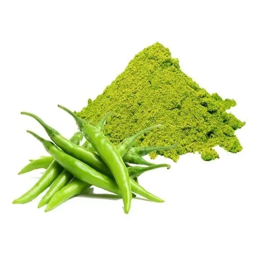 Attractive Price Dehydrated Green Chilli Powder In 1 Kg Packaging From Indian Manufacturer