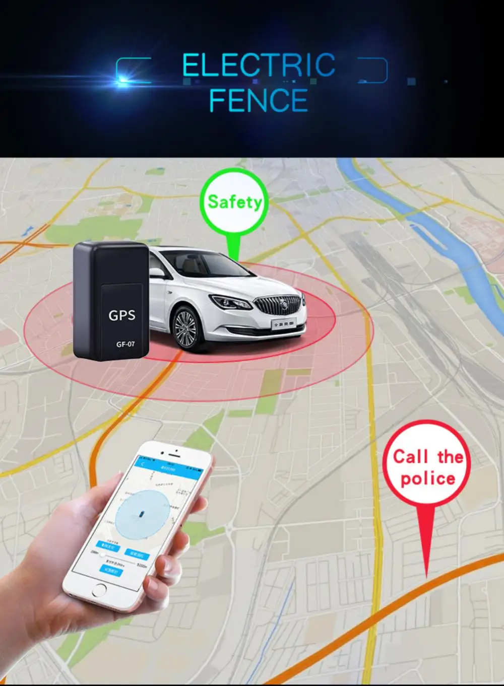 Мини-локатор отслеживания для детей старшего возраста GF07 GSM Автомобильный GPS-локатор трекер с защитой от потери запись отслеживание Голосовое управление