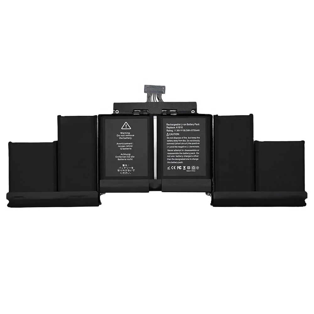 Rechargeable A1618 Laptop Battery for Apple MacBook Pro Retina 15' A1398 11.36V Li-polymer Replacement Batteries