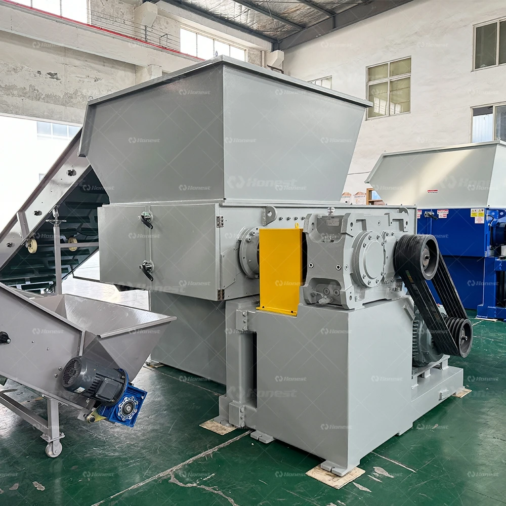 PP Film Plastic Lump Plastic bottle Shredder Crusher Machine Waste Pallet Cardboard Plastic Shredding Machine
