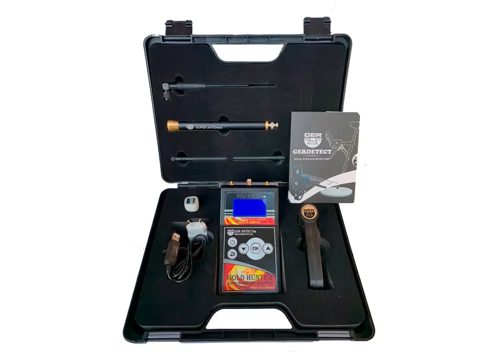 ORDER New Original Outdoor GER Detect Hunter Metal Detector Best Geolocator for Gold with Pinpointer