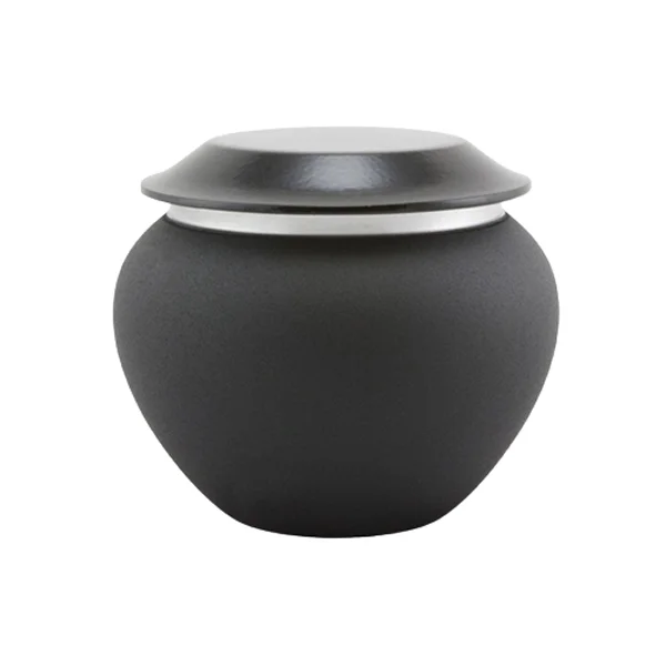 Современная черная урна для кремации в американском стиле высокое качество хранение пепла взрослых надежная погребальная захоронения