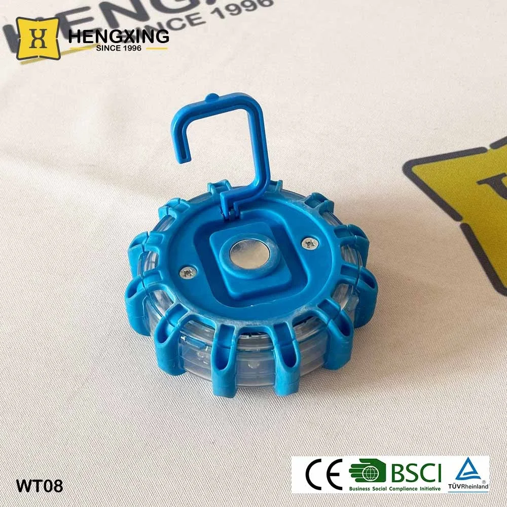 China Factory Magnet Waterproof Mini Warning Light 9 Flashing Steady On LED Road Safety Flare