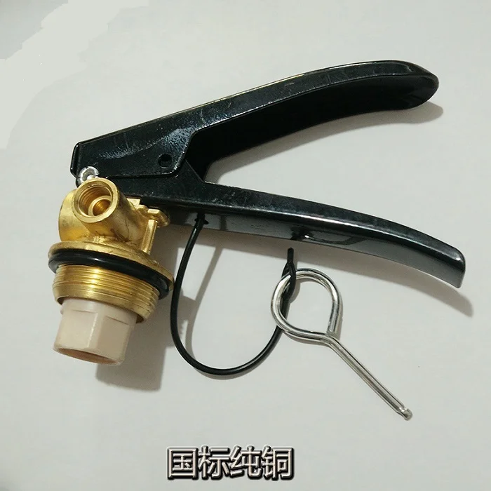 Factory Abc Powder Fire Extinguisher Valve with Hook ABC Powder Foam co2 Red Black Support OEM