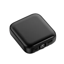 Makeup mirror Mini portable folding hand cosmetic power bank make up mirror pocket compact mirror