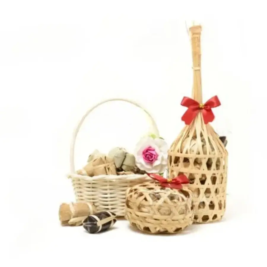 Wholesale bamboo baskets bamboo boxes cheap price from Vietnam