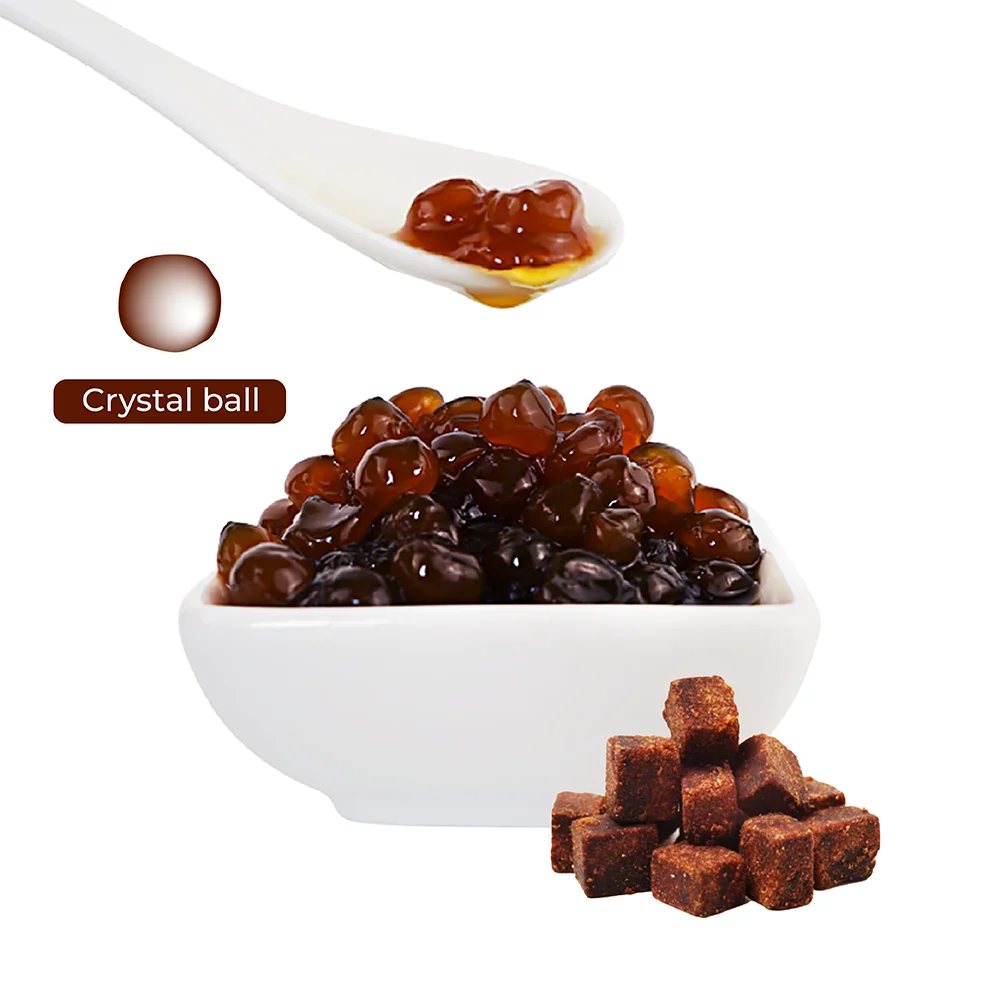 Brown Sugar Flavored konjac pearl (crystal ball)