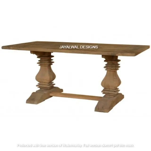 Modern Italian Style Home Dining Room Furniture Banquet Restaurant Dining Table Set Wood