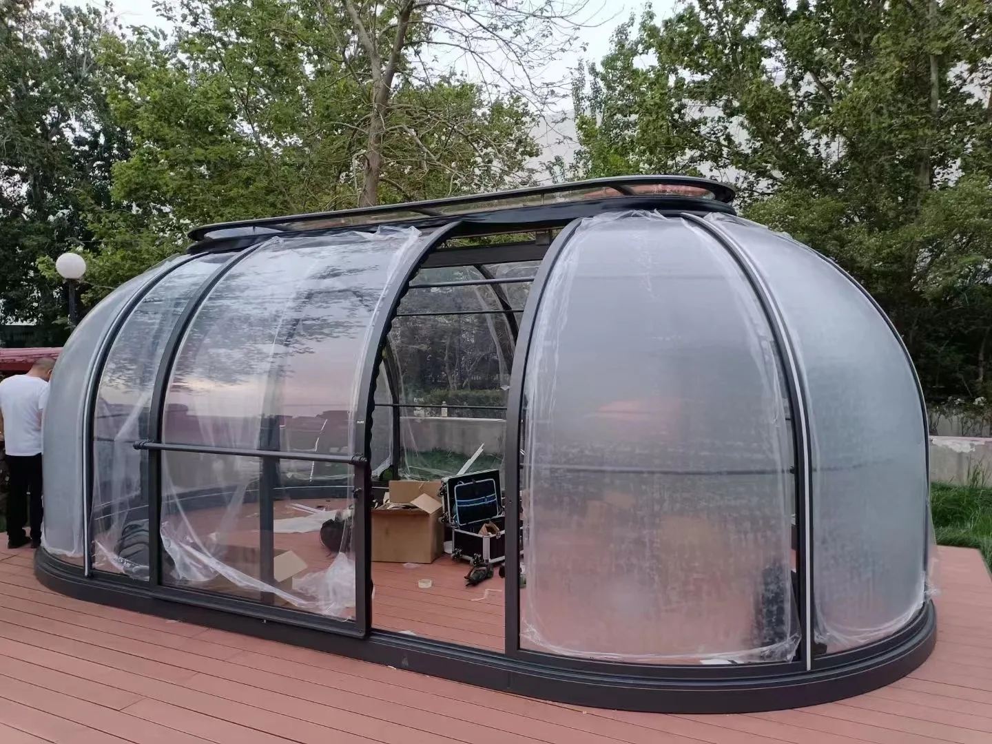 Prima PC Sheet Star Room Clear Prefabricated Prefab Igloo Camping Transparent Bubble House Tiny House Bubble House Dome Tent