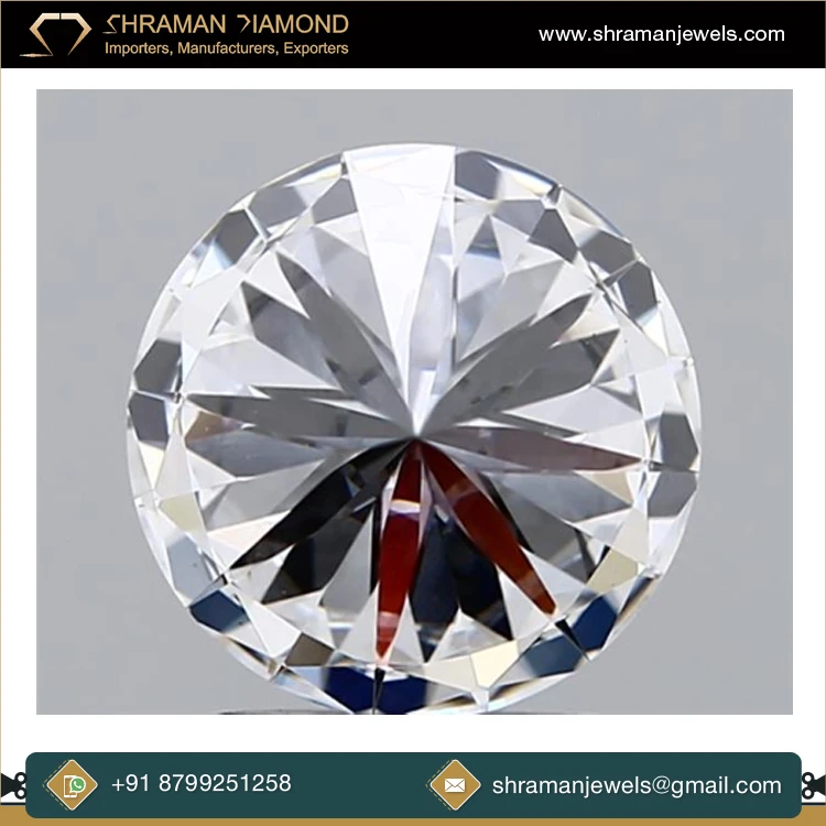 Premium and Luxury Diamond Jewelry Making GIA Certified VS2 0.4 CTS D Color Natural Loose Diamonds from India